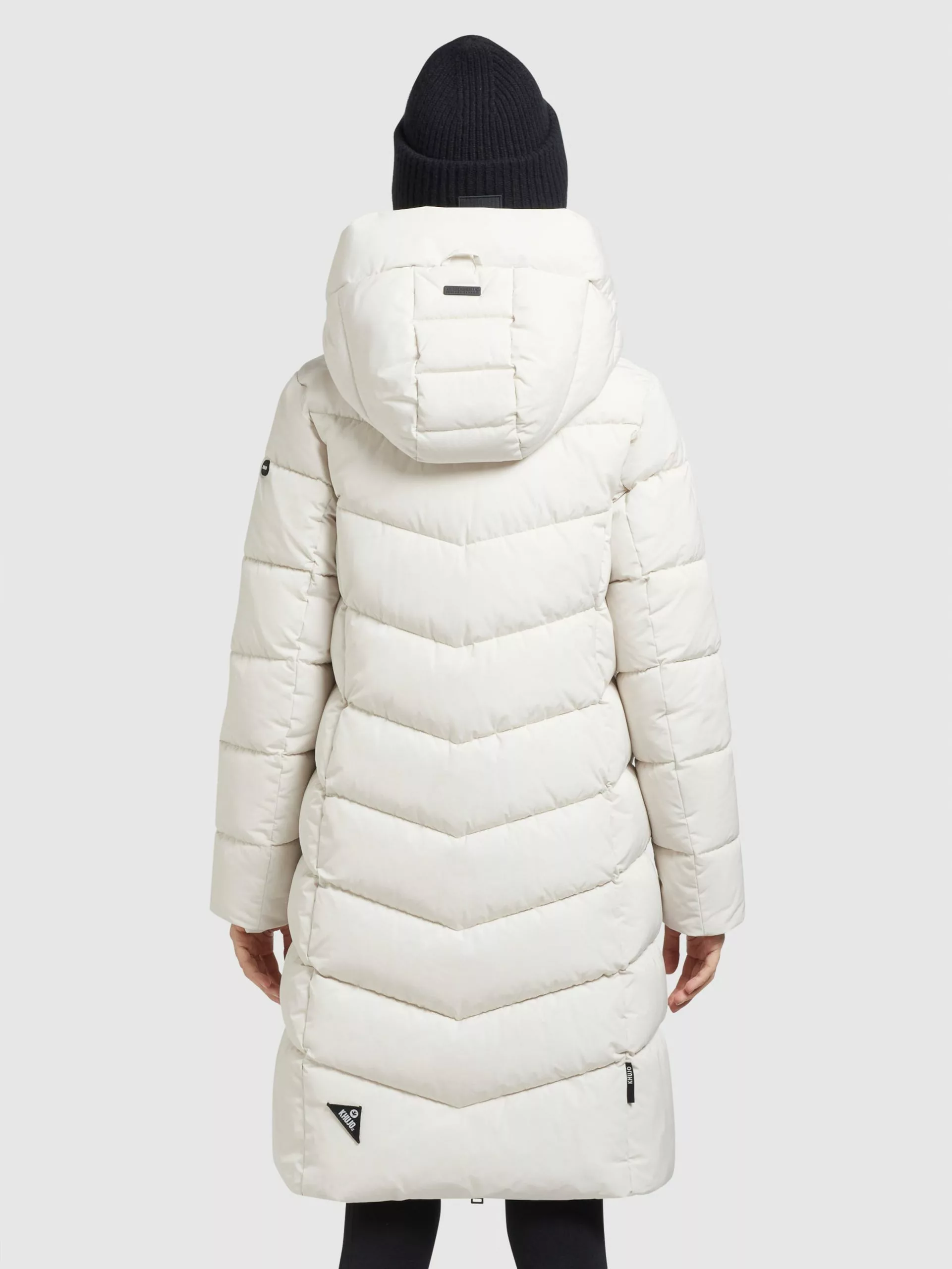 Khujo Manteaux De Mi-saison Manteau Mi-saison Klayd Femme Blanc Cassé 6 Khujo Manteaux De Mi-saison Manteau Mi-saison Klayd Femme Blanc Cassé – Image 4