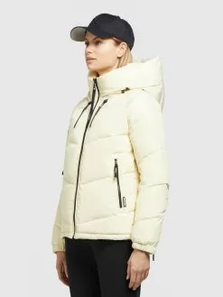 Khujo Vestes Dhiver Veste D’hiver Esila Femme Jaune Pastel -Magasin D'usine Khujo 758697b6a92e46d4f732dbf49e025324