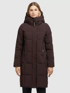 Khujo Manteaux De Mi-saison Manteau Mi-saison Namita Femme Lie De Vin -Magasin D'usine Khujo 7627f3c95e44adedb0ece5fad2de6210