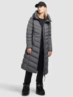 Khujo Manteaux Dhiver Manteau D’hiver Ingram Femme Anthracite -Magasin D'usine Khujo 7701ad63b2990dedfdeb193dadcd5d6b