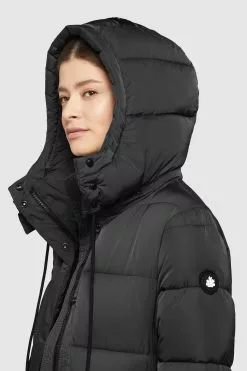 Khujo Manteaux Dhiver Manteau D’hiver HAZELLE Femme Noir -Magasin D'usine Khujo 790730c624bf7713a9594d1d9a6a791d