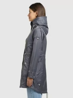 Khujo Parkas Parka Mi-saison ONDA2 Femme Bleu-gris 12 Khujo Parkas Parka Mi-saison ONDA2 Femme Bleu-gris -Magasin D'usine Khujo 79bb13900fb2cbf95d05866b608da89d