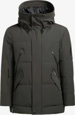Khujo Vestes Dhiver Veste D’hiver Fank Homme Vert Foncé