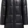 Khujo Manteaux Dhiver Manteau D’hiver Melona Femme Noir