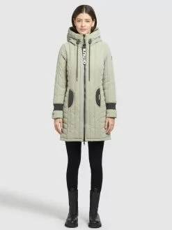 Khujo Manteaux De Mi-saison Manteau Mi-saison Jerry Femme Menthe -Magasin D'usine Khujo 7b1a0f45e4ade12064b001b920ded87e