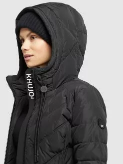 Khujo Vestes De Mi-saison Veste Mi-saison Stern Femme Noir -Magasin D'usine Khujo 7f82c3ae1bc86eaedc52f877d48df897