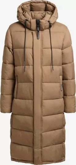 Khujo Manteaux Dhiver Manteau D’hiver Julina Femme Noisette