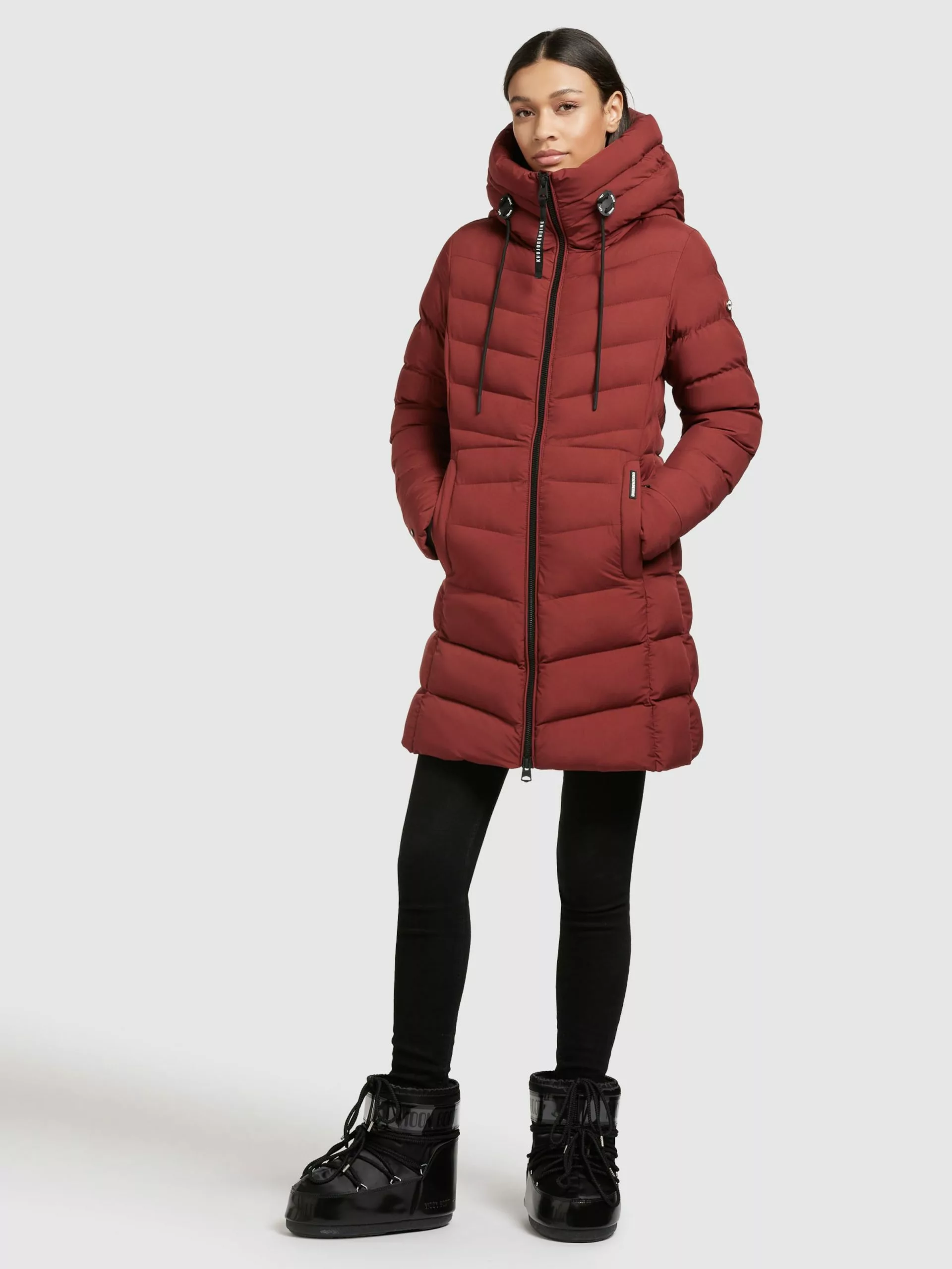 Khujo Manteaux Courts Manteau D’hiver Tuhani Femme Rouge Rouille 8 Khujo Manteaux Courts Manteau D’hiver Tuhani Femme Rouge Rouille – Image 6