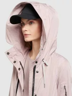 Khujo Parkas Parka Mi-saison DAYES Femme Rose -Magasin D'usine Khujo 80e917d8104c1fb21b41bad8dae226bf