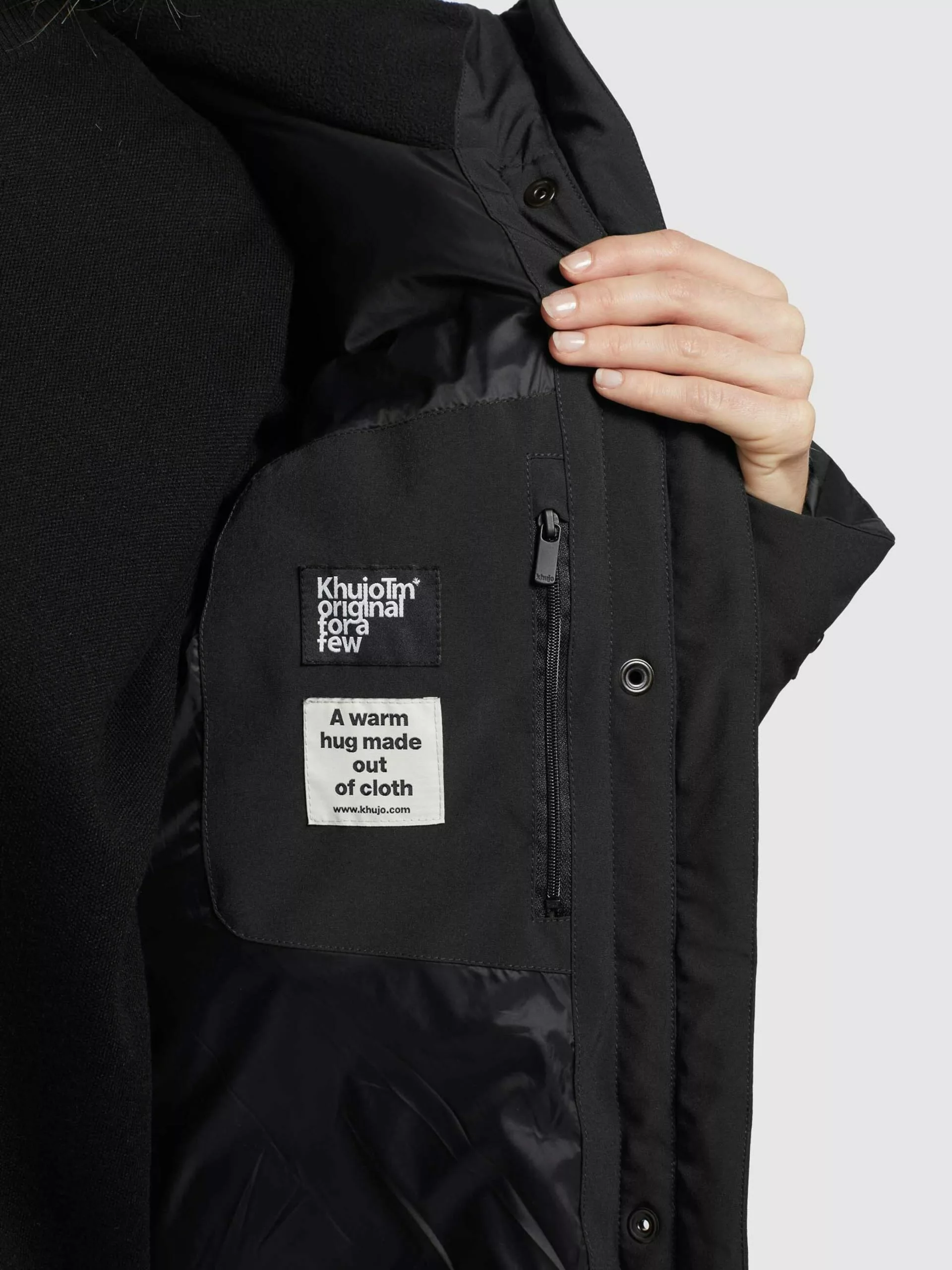 Khujo Manteaux Dhiver Manteau D’hiver Dakota Femme Noir 10 Khujo Manteaux Dhiver Manteau D’hiver Dakota Femme Noir – Image 8