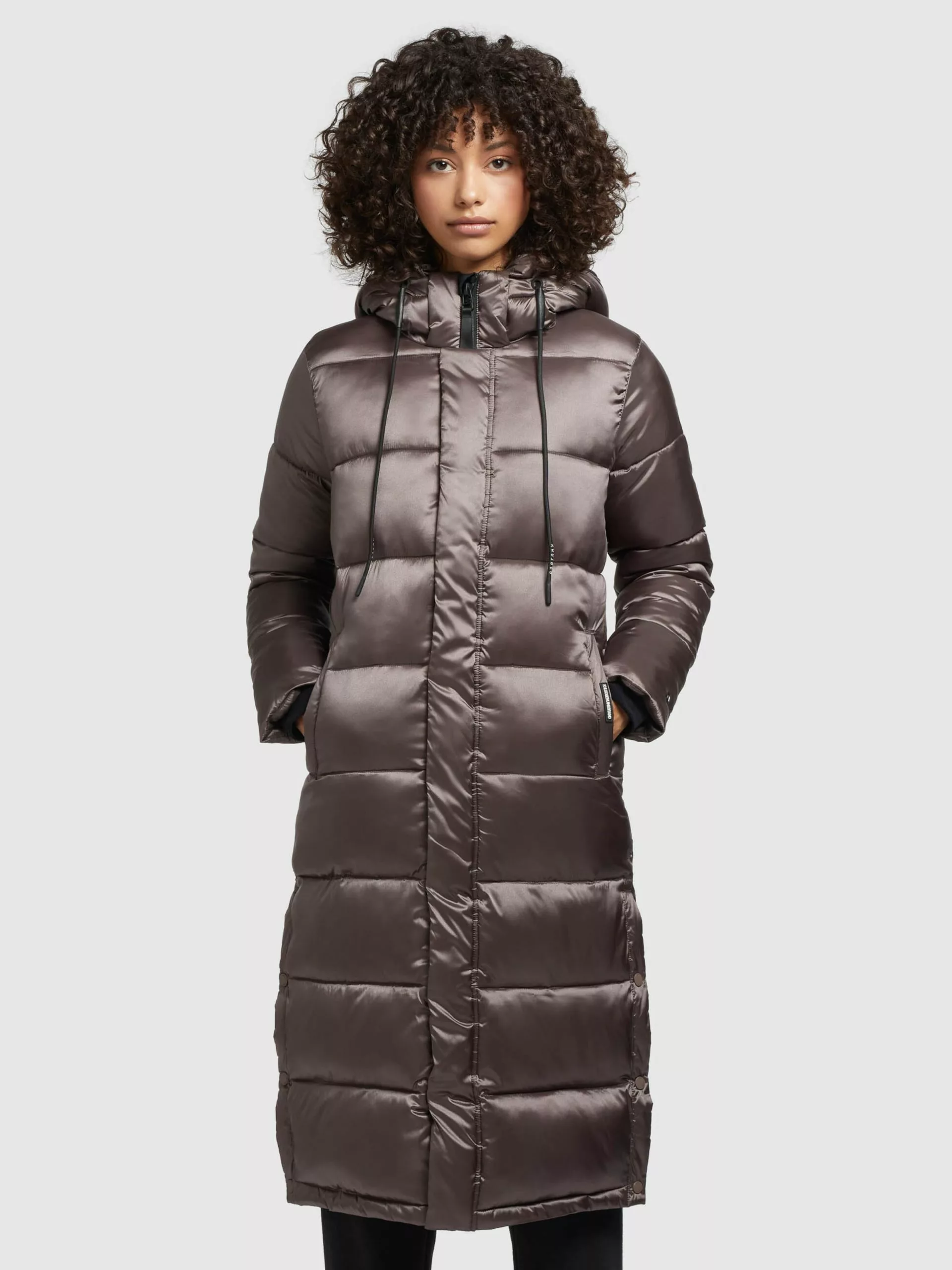 Khujo Manteaux Dhiver Manteau D’hiver Julina Femme Taupe 4 Khujo Manteaux Dhiver Manteau D’hiver Julina Femme Taupe – Image 2