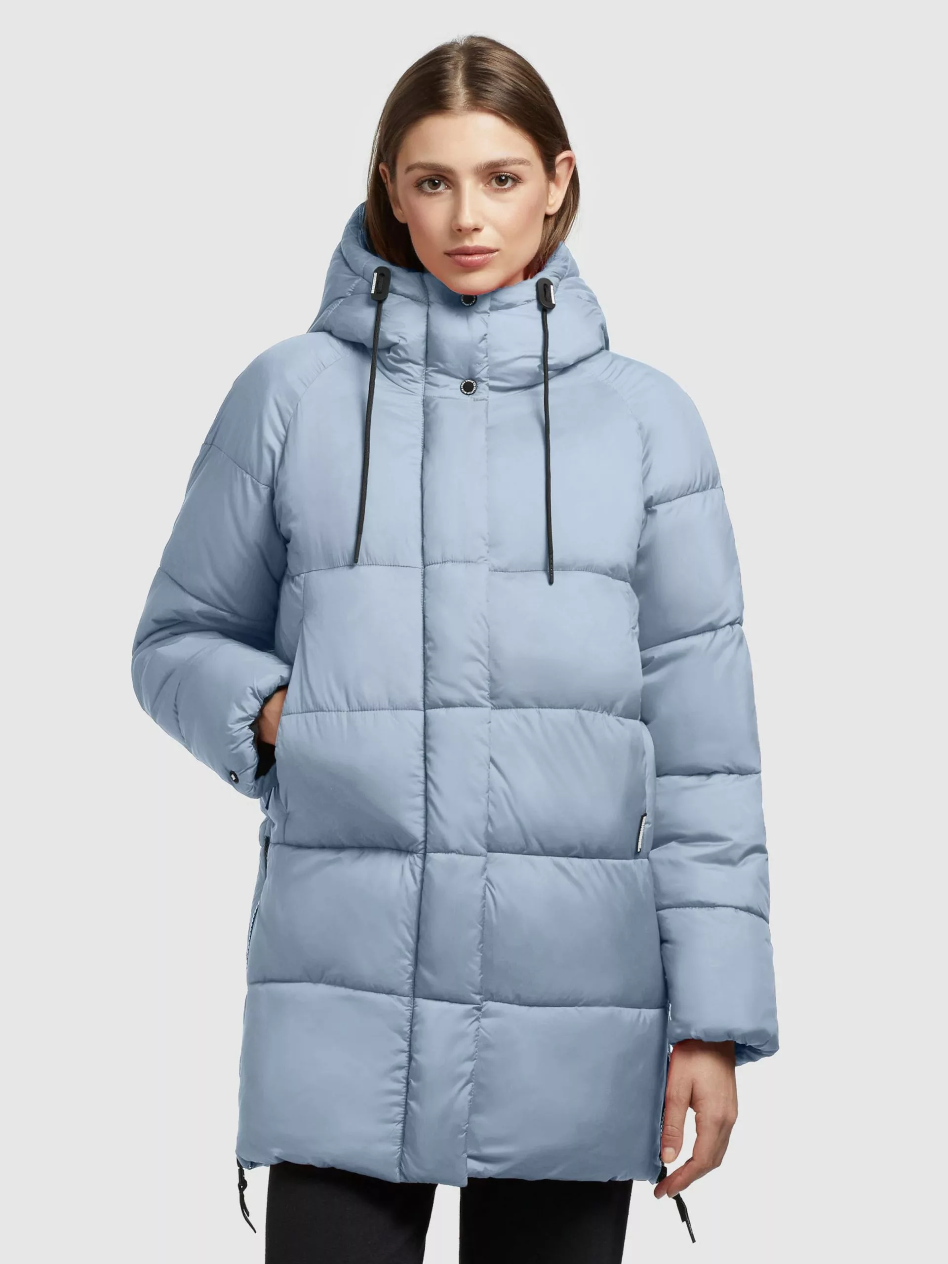 Khujo Vestes Dhiver Veste D’hiver Franee Femme Bleu Clair 4 Khujo Vestes Dhiver Veste D’hiver Franee Femme Bleu Clair – Image 2