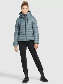 Khujo Vestes De Mi-saison Veste Mi-saison Lovina Femme Bleu-gris 11 Khujo Vestes De Mi-saison Veste Mi-saison Lovina Femme Bleu-gris -Magasin D'usine Khujo 85fc1afb274ff8bd1be9c9203822f9b9