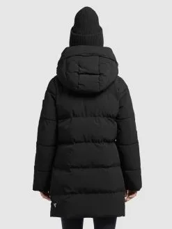 Khujo Manteaux Courts Manteau D’hiver Wente Femme Noir -Magasin D'usine Khujo 8687b4f869f3f062b22096f7d203aa2b