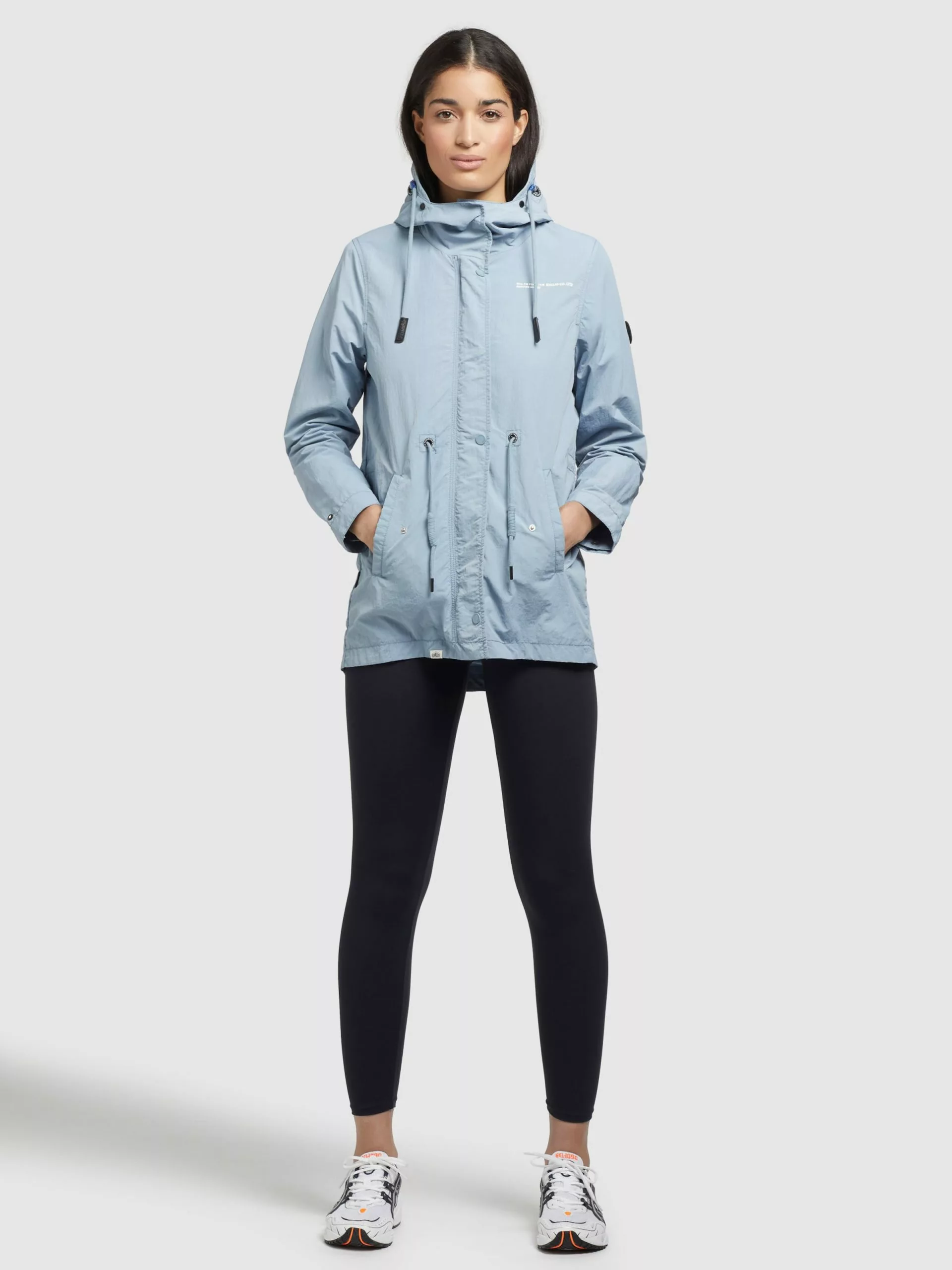 Khujo Vestes De Mi-saison Veste Mi-saison CAIMA Femme Bleu Clair 4 Khujo Vestes De Mi-saison Veste Mi-saison CAIMA Femme Bleu Clair – Image 2