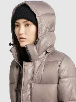 Khujo Vestes Dhiver Veste D’hiver Gerda Shiny Femme Beige -Magasin D'usine Khujo 86f1630d904918f0c94f73808539c90b