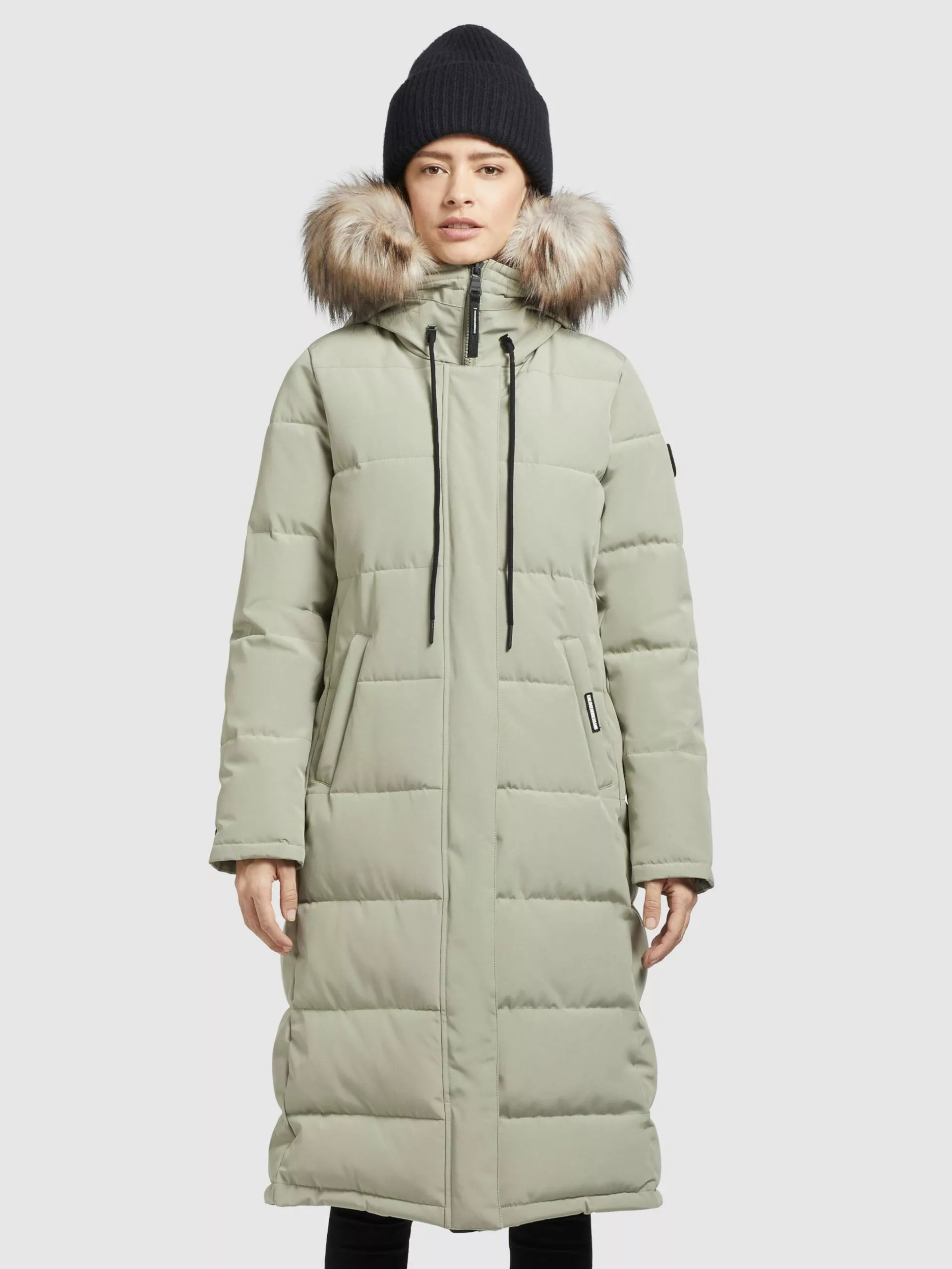 Khujo Manteaux Dhiver Manteau D’hiver LOLL Femme Vert Pastel 4 Khujo Manteaux Dhiver Manteau D’hiver LOLL Femme Vert Pastel – Image 2