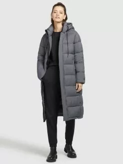 Khujo Manteaux Dhiver Manteau D’hiver Julina Femme Gris Foncé -Magasin D'usine Khujo 8d19eeb91ff15ae1ceda83a6c329ece9