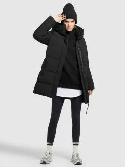Khujo Manteaux Courts Manteau D’hiver Wente Femme Noir -Magasin D'usine Khujo 8dc184144e16ddc4831435d8bc86d417