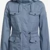 Khujo Parkas Parka Mi-saison ELST Femme Bleu -Magasin D'usine Khujo 8f231941a5ef4b251888508390b56ab2