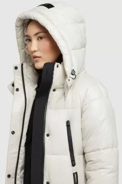 Khujo Manteaux Dhiver Manteau D’hiver Melona Femme Blanc Perle -Magasin D'usine Khujo 8f2508fdd4a099adf852f8f814ad1b93