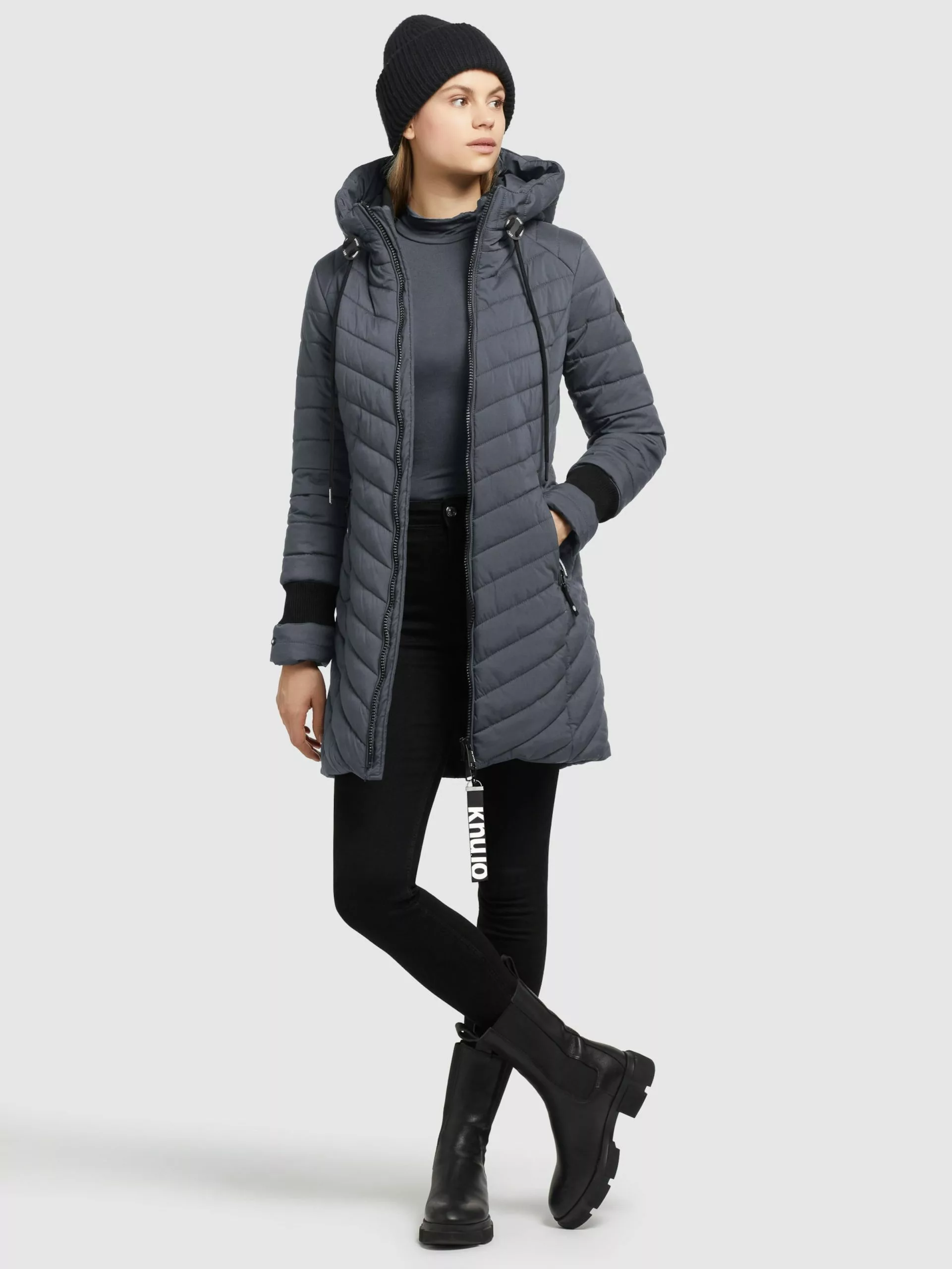 Khujo Manteaux Dhiver Manteau D’hiver Nita Femme Anthracite 8 Khujo Manteaux Dhiver Manteau D’hiver Nita Femme Anthracite – Image 6
