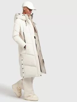 Khujo Manteaux Dhiver Manteau D’hiver Sonje 4 Femme Blanc Cassé -Magasin D'usine Khujo 91613ff2e45e4b5e04a34c83220dce3a