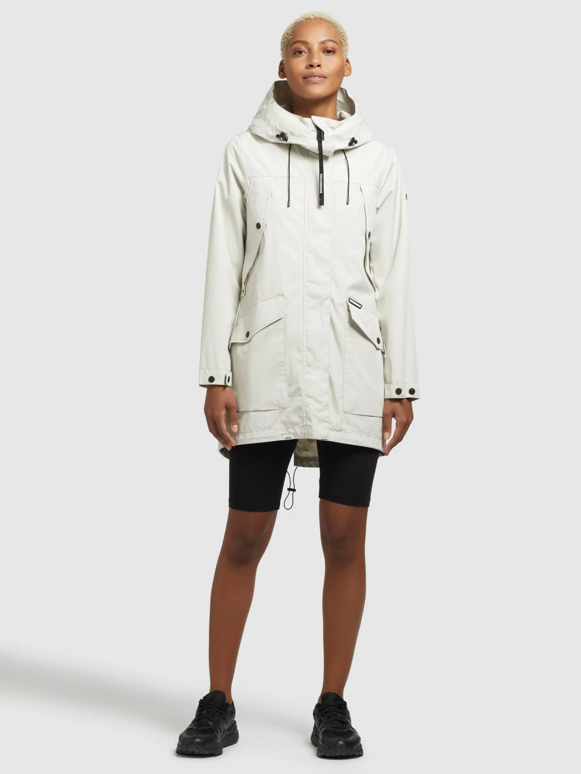 Khujo Manteaux De Mi-saison Manteau Mi-saison AIRA Femme Gris Clair 4 Khujo Manteaux De Mi-saison Manteau Mi-saison AIRA Femme Gris Clair – Image 2