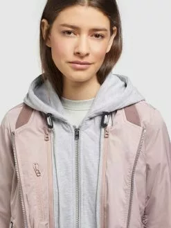 Khujo Vestes De Mi-saison Veste Mi-saison PERSEE Femme Rose -Magasin D'usine Khujo 92fc94f10ee34d36dcd8b7770e6d4971