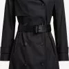 Khujo Trenchs Manteau Mi-saison Sarina Femme Noir