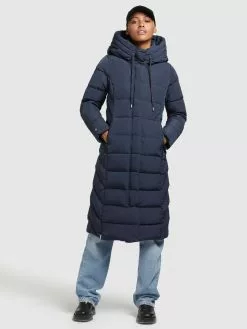 Khujo Manteaux Dhiver Manteau D’hiver Gamber Femme Bleu Foncé -Magasin D'usine Khujo 9382ca7163af4de96d1052558db7f837