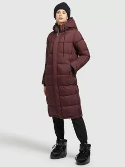 Khujo Manteaux Dhiver Manteau D’hiver Julina Femme Rouge Foncé -Magasin D'usine Khujo 9394b22073b1bd22ced99c56cc47059d