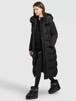 Khujo Manteaux Dhiver Manteau D’hiver HAZELLE Femme Noir -Magasin D'usine Khujo 948352e593f36244501495bc9908c5e6