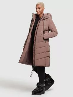 Khujo Manteaux Dhiver Manteau D’hiver Ayleena Femme Chamois -Magasin D'usine Khujo 94b7a1c3c76725a319b10568738db85e