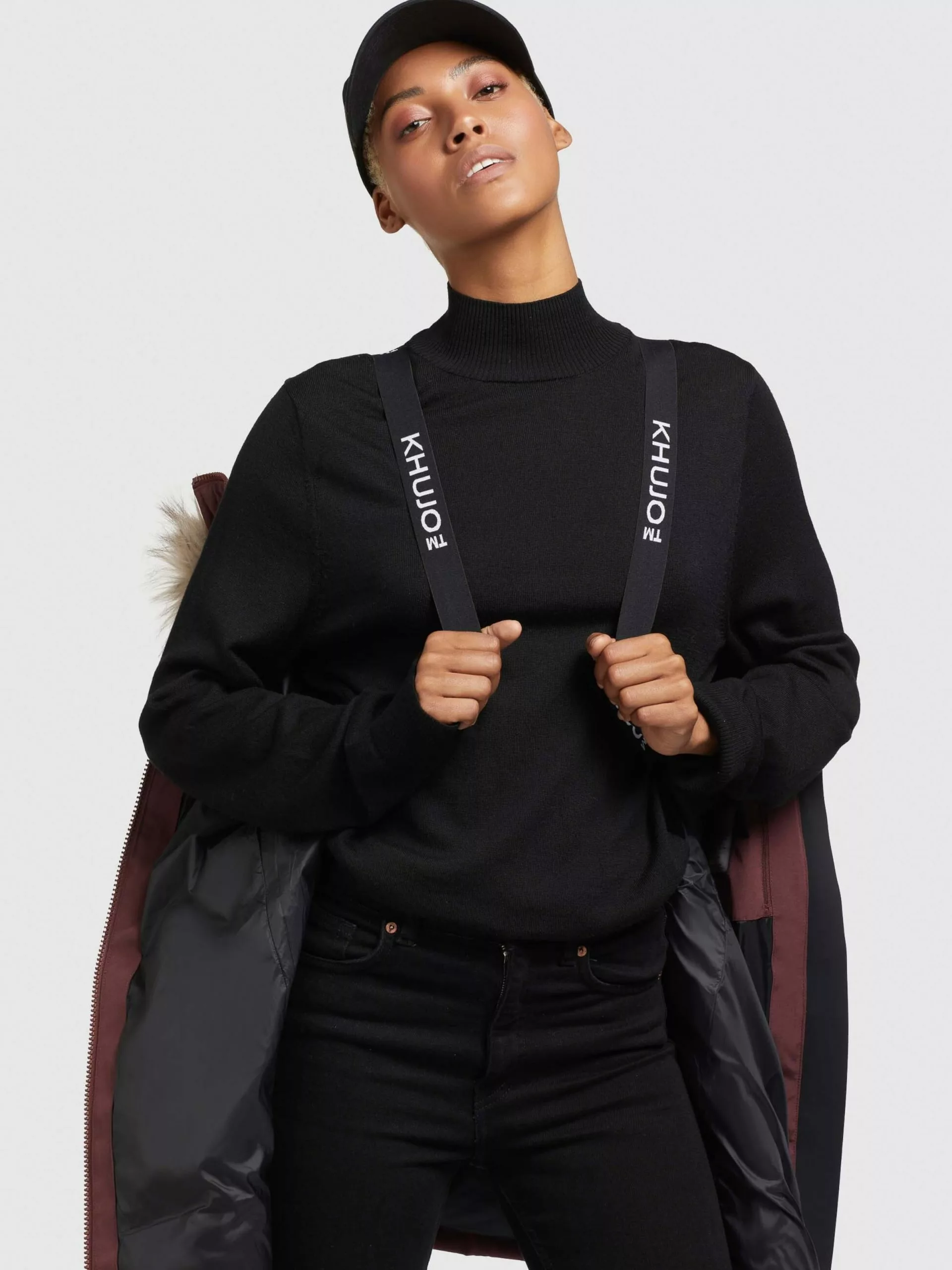 Khujo Manteaux Dhiver Manteau D’hiver Cloren Femme Rouge Foncé 8 Khujo Manteaux Dhiver Manteau D’hiver Cloren Femme Rouge Foncé – Image 6