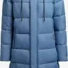Khujo Manteaux Dhiver Manteau D’hiver Julina Femme Bleu