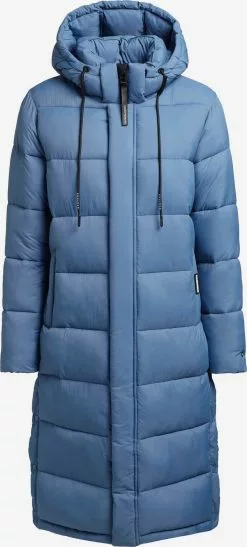 Khujo Manteaux Dhiver Manteau D’hiver Julina Femme Bleu