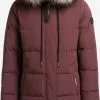 Khujo Manteaux Dhiver Manteau D’hiver Cloren Femme Rouge Foncé -Magasin D'usine Khujo 9711ee40d2cb200f9f3f1551567957ab