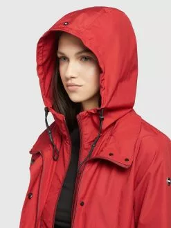 Khujo Parkas Parka Mi-saison FELINA Femme Rouge -Magasin D'usine Khujo 97d8dfa7cb5b62f5d96aa2aa2fba65aa