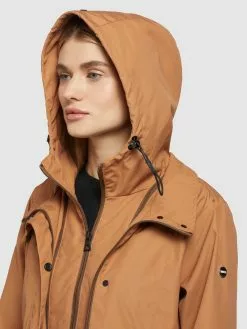 Khujo Parkas Parka Mi-saison FELINA Femme Camel -Magasin D'usine Khujo 988514f81c3169a157215d06f7a7f284