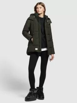Khujo Vestes Dhiver Veste D’hiver Eunice Femme Olive -Magasin D'usine Khujo 99904d1e5c690dda0ccf7e536db040c5