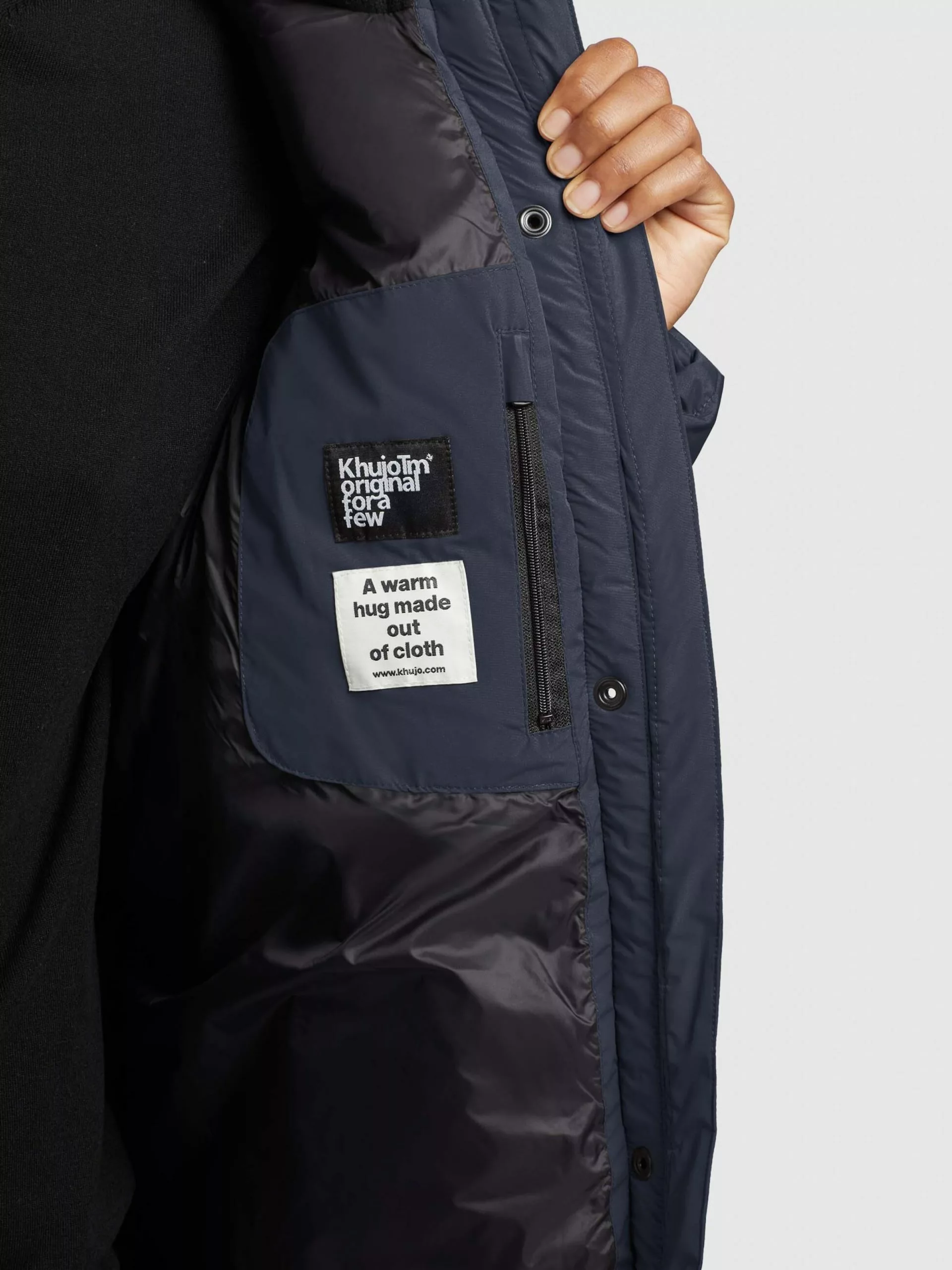 Khujo Manteaux Dhiver Manteau D’hiver TIONE Femme Bleu Marine 10 Khujo Manteaux Dhiver Manteau D’hiver TIONE Femme Bleu Marine – Image 8