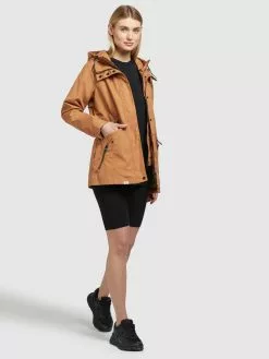 Khujo Parkas Parka Mi-saison FELINA Femme Camel -Magasin D'usine Khujo 9df0788fc71512347e3b46bee503cec5