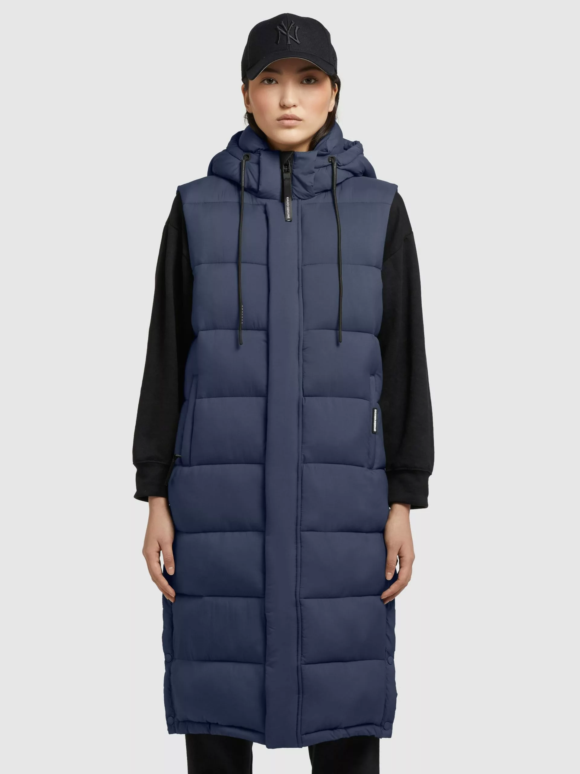 Khujo Vestes Sans Manches Gilet Tourin Femme Marine 4 Khujo Vestes Sans Manches Gilet Tourin Femme Marine – Image 2