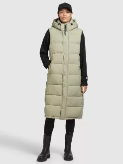 Khujo Vestes Sans Manches Gilet Magneta Femme Vert Pastel -Magasin D'usine Khujo a09bb073cdbf09af6ec808c32c23eee6