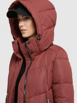 Khujo Manteaux Dhiver Manteau D’hiver Limetta Femme Rouge Rouille -Magasin D'usine Khujo a1c67f5b26f81d969fff1a6d94fe0b4d