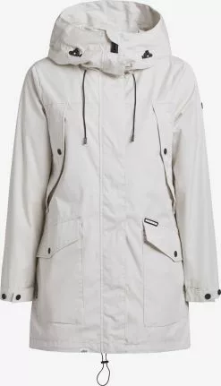 Khujo Manteaux De Mi-saison Manteau Mi-saison AIRA Femme Gris Clair