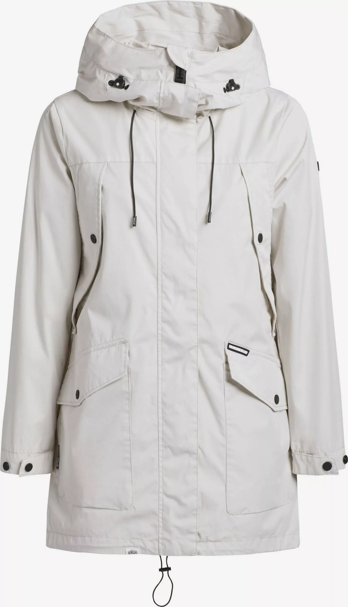 Khujo Manteaux De Mi-saison Manteau Mi-saison AIRA Femme Gris Clair 3 Khujo Manteaux De Mi-saison Manteau Mi-saison AIRA Femme Gris Clair