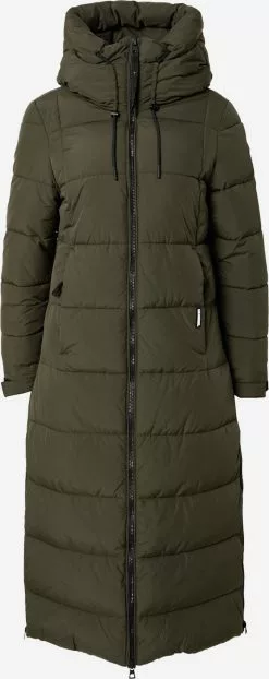 Khujo Manteaux Dhiver Manteau D’hiver Deria Femme Olive
