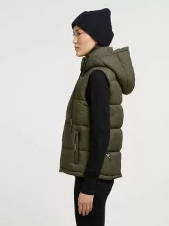 Khujo Vestes Sans Manches Gilet Eden Femme Kaki 14 Khujo Vestes Sans Manches Gilet Eden Femme Kaki -Magasin D'usine Khujo a31c2ffd6d712dabbcffe8c55149fc74